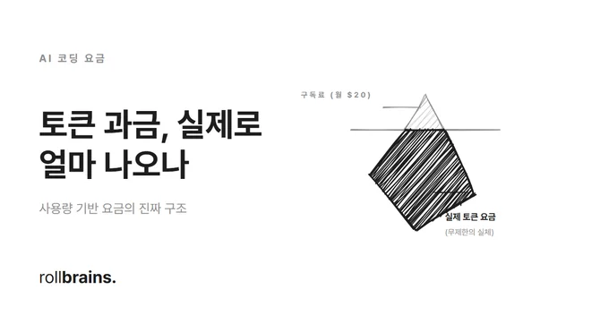AI 코딩 도구 사용량 기반 과금