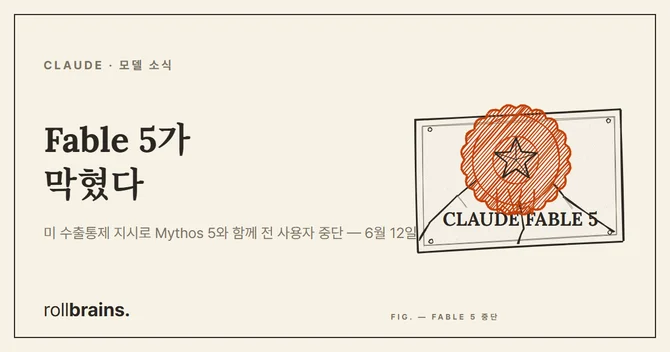 미 수출통제 지시로 중단된 Claude Fable 5와 Mythos 5